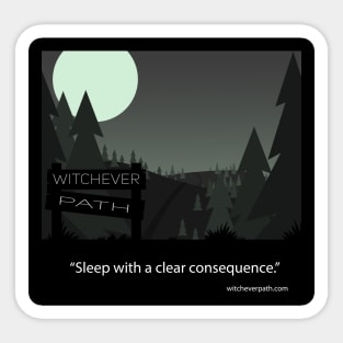 Witchever Path Sticker